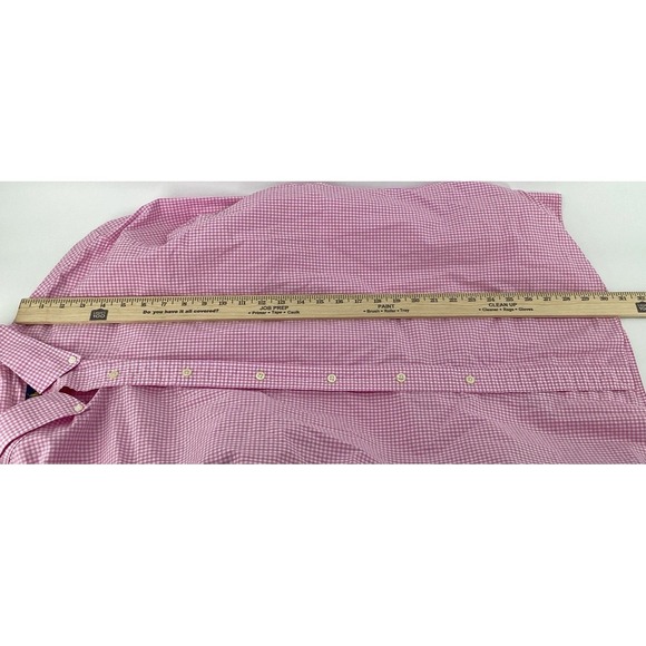 Polo Ralph Lauren Men's XL Pink Checkered Long Sleeve Button Down Shirt - Picture 8 of 8